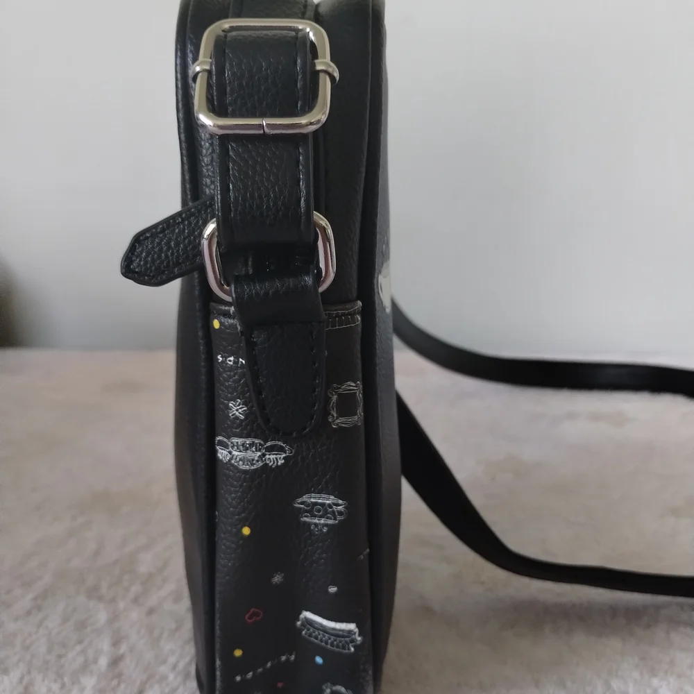 Danielle Nicole Black Friends Central Perk Crossbody Bag - Picture 6 of 10